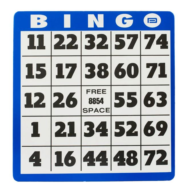 Large-print bingo cards, by CNIB Smart Life
