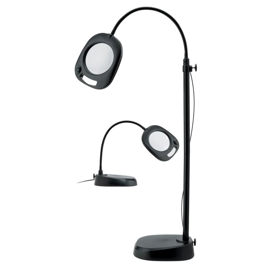 LED Floor and Table Lamp with 2X Magnifier, by CNIB Smart Life