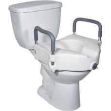 Elevated Raised Toilet Seat, by Drive Medical