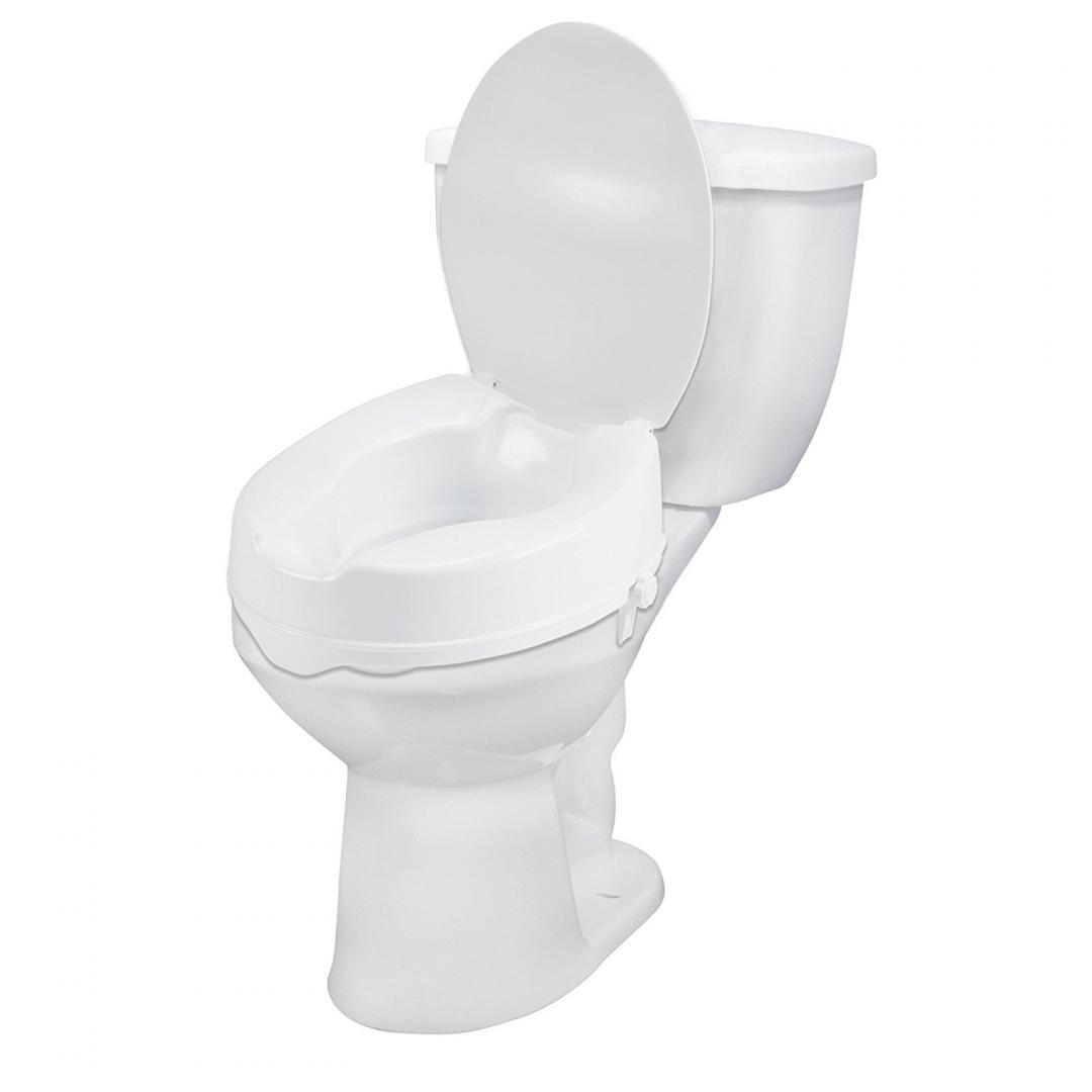 Locking Elevated Toilet, Seat by Drive Medical