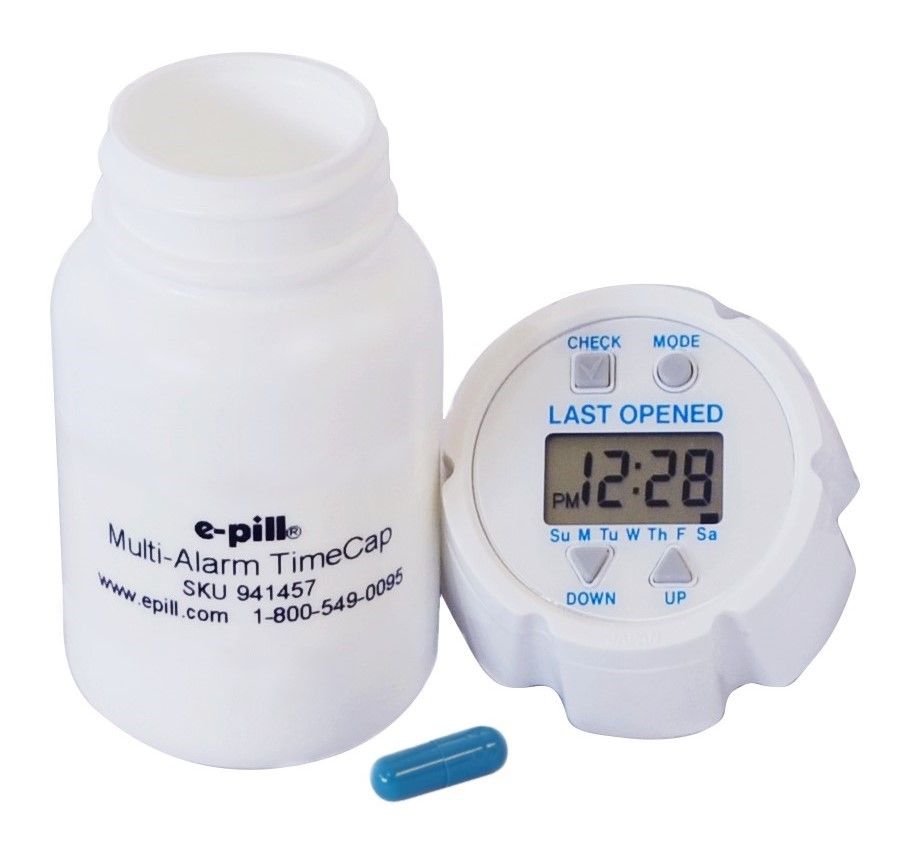 The TimeCap Pill Bottle, by e-pill® Medication Reminders